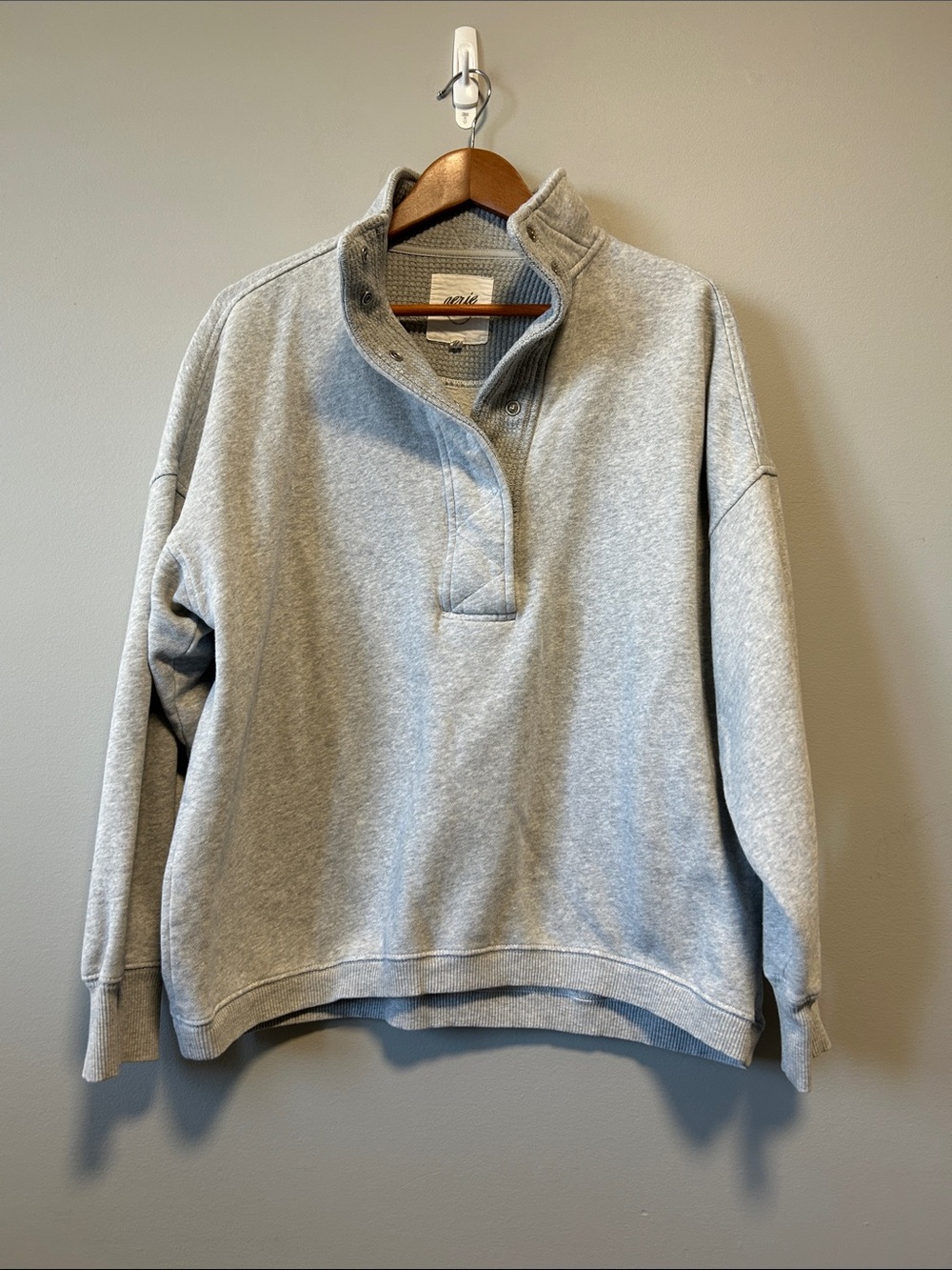 Aerie Getaway Quarter Snap Sweatshirt - Picture 3 of 11